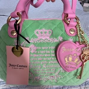 Juicy Couture "Once Upon a Tale" Quilted Satchel